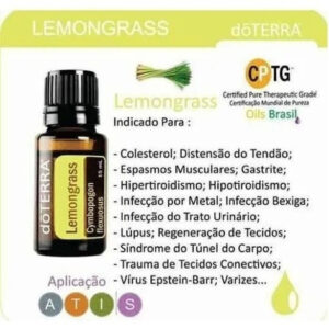 Óleo Essencial – Lemongrass 5ml – doTERRA