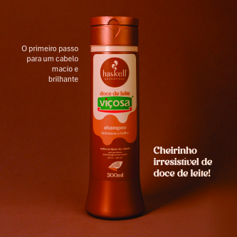 SHAMPOO DOCE DE LEITE 300ML HASKELL