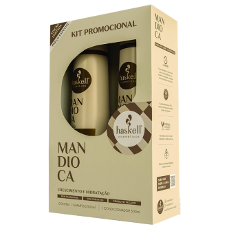 PROMOPACK MANDIOCA 500ML: SH500ML+COND500ML HASKELL