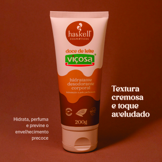 HIDRATANTE DESODORANTE CORPORAL DOCE DE LEITE 200G HASKELL