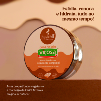 ESFOLIANTE CORPORAL DOCE DE LEITE 150G HASKELL