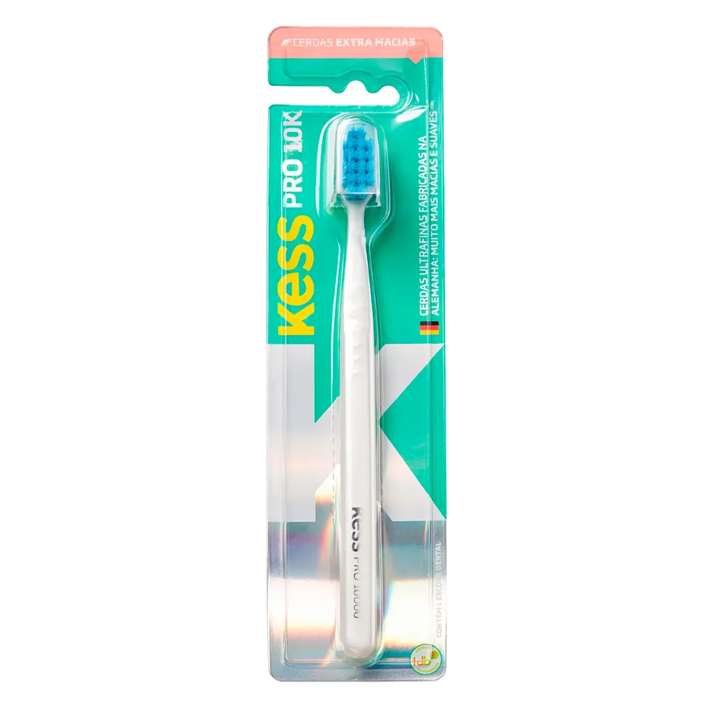 ESCOVA DENTAL KESS PRO 10K WHITE EXTRA MACIA